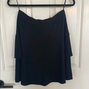 Tango Mango Tiered Black Skirt